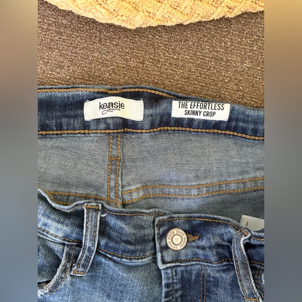 Kensie Jeans The Effortless Skinny Crop Size 10 - Picture 4 of 5